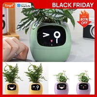Tuya Ivy Smart Planter,Endless Fun Over 49 Rich Expressions,7 smart sensors,AI Chips Make Raising Plants Easy and Fun