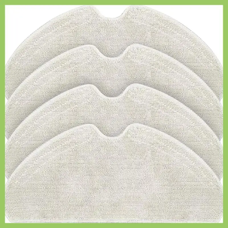 A56T-4 Pack Accessories Mop Pads For Dreame D10S, D10S PRO, D9 Max, F9 PRO Robot Vacuum Cleaner, Washable Reusable Mop Pad