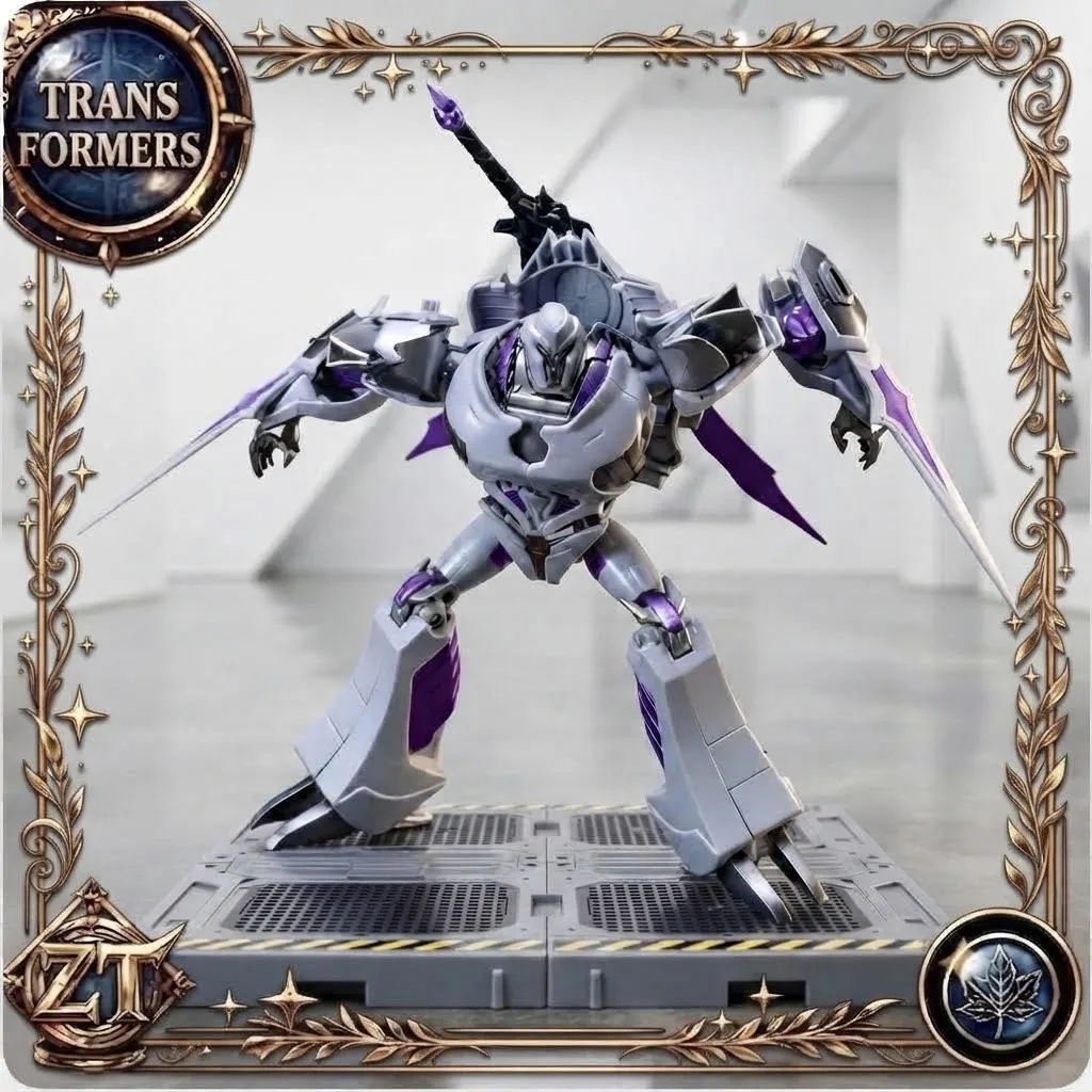 【Ready Stock】 APC Toys Transformers Prime Megatron Original Color Version Leader Class Action Figure Model Toy KO
