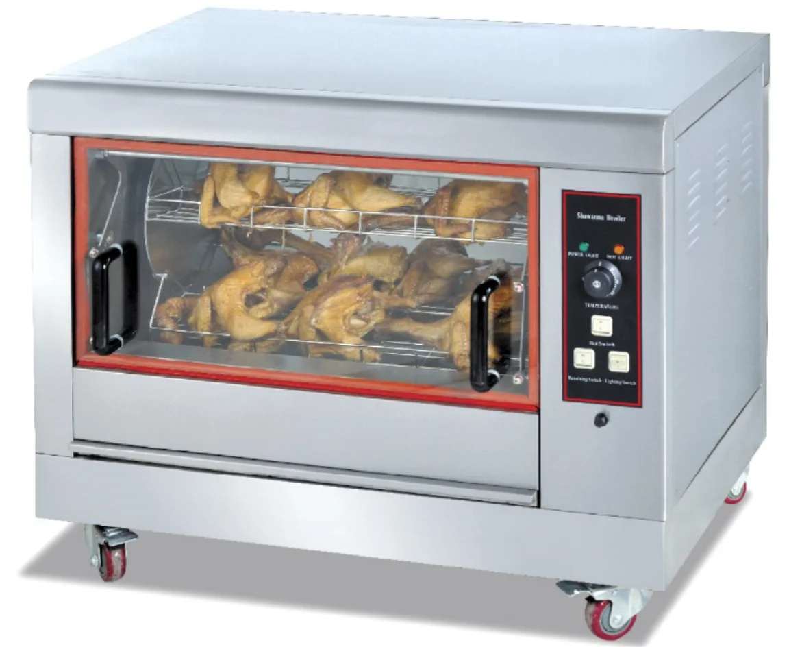 Rotisserie Horizontal Comercial para Cozinha, Assar Forno, EB-268