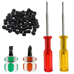 Sewing Repair Tool Set Hex Socket Screwdriver 1.5/1.6MM And 100 PCS Screw For Juki Yamato Industrial Sewing Machine Accessories