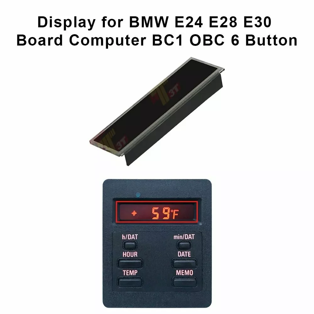 DISPLAY FOR BMW E30 3-SERIES M3 ON BOARD COMPUTER OBC CLOCK