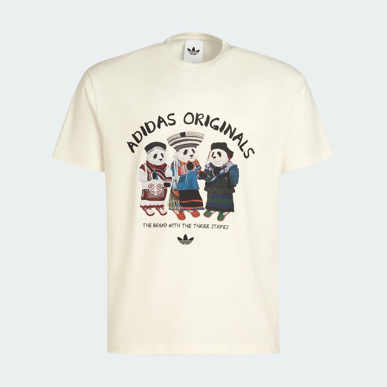 adidas-authentic-trefoil-men's-and-women's-panda-printed-sport-knit-short-sleeve-ib7061