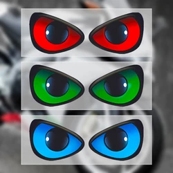 1Pair Devils Eye Motorcycle Stickrs Waterpeoof Motorbike Front Fairing Windshield Fuel Tank Helmet Electric Scooter Vinyl Decals