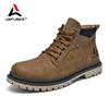 Handmade Men’s Leather Winter Ankle Boots – Outdoor Hiking High-Top Anti-Slip Footwear 3