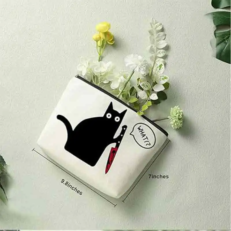 TOUB019 bolsa de cosméticos para niñas, regalos temáticos de gato, mamá