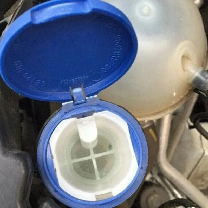 1 PCS Auto Windshield Washer Fluid Reservoir Cover Filling Tube Cap Blue Automotive Supplies For Citroen Peugeot 643235 643238