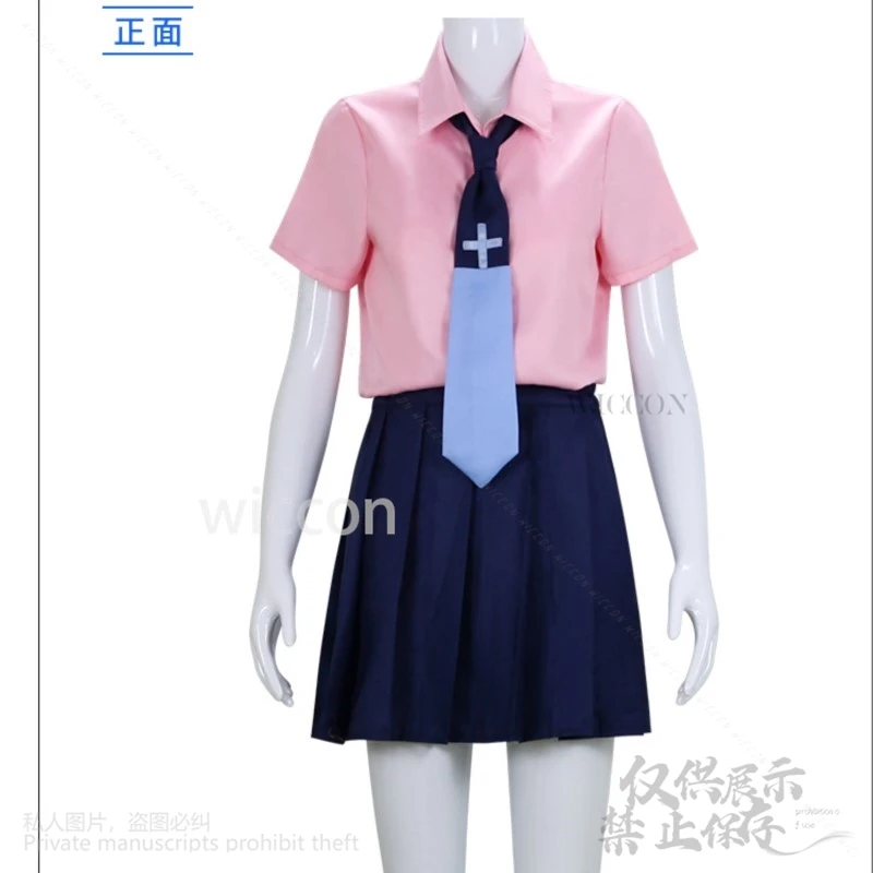 New Anime GRIDMAN UNIVERSE Cosplay Minami Yume Costume Top Skirt Tie Outfits Halloween Carnival Party Suit For Adult Women Men