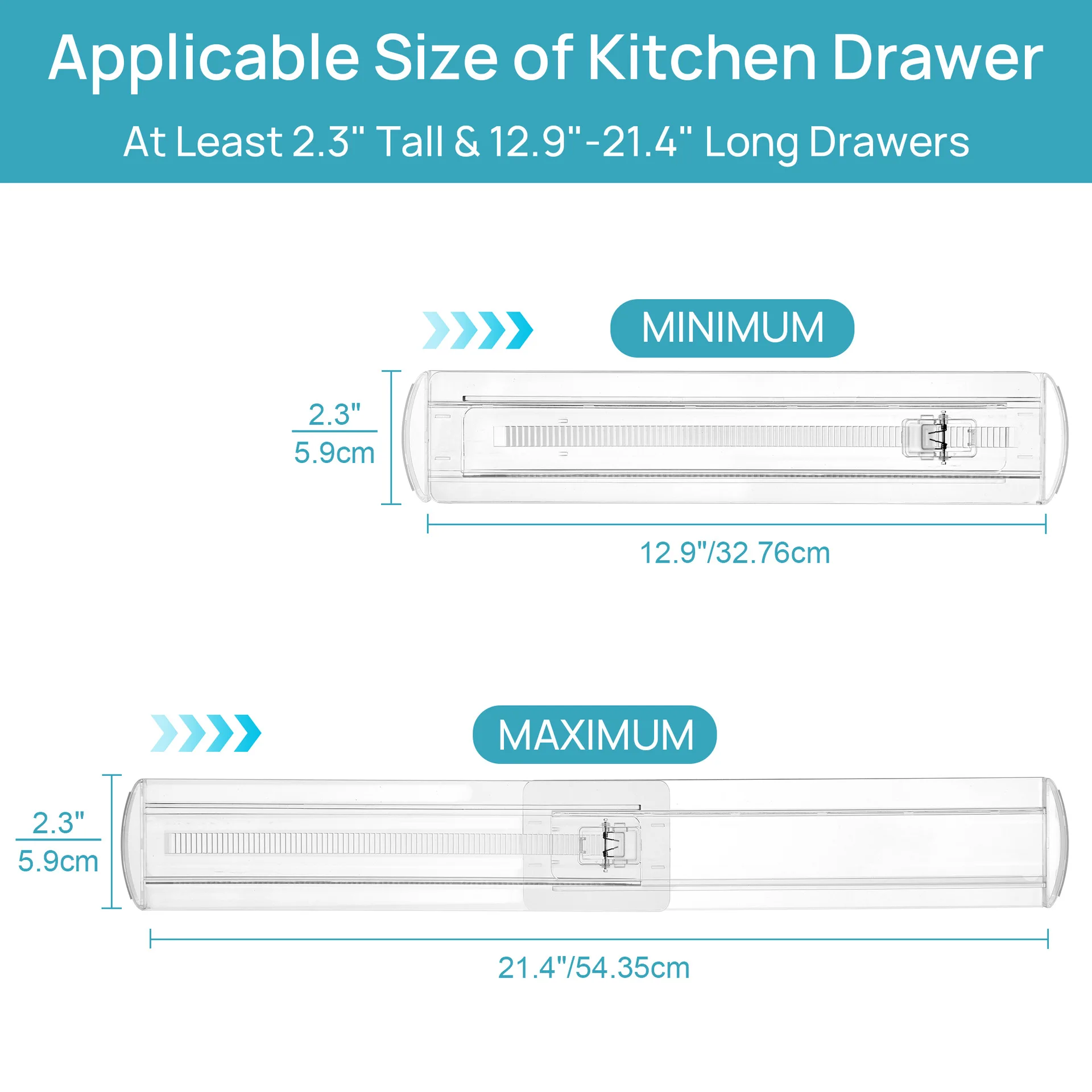 New Scalable Transparent Plastic Drawer Divider Wardrobe Partition Board For Organizing Clothes And Expandable Partitions
