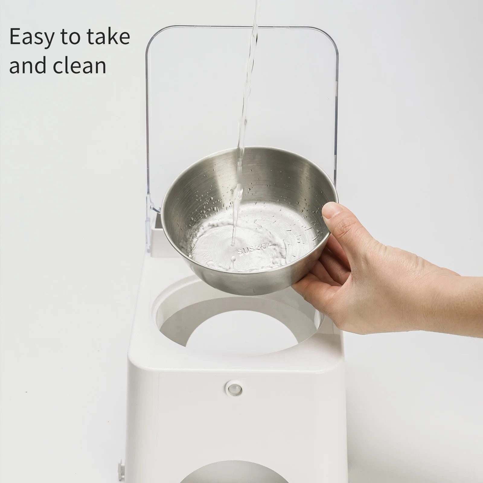 

Pet Bowls Feeders Stainless Steel Pet Dog Cat Water Fountain Bowl