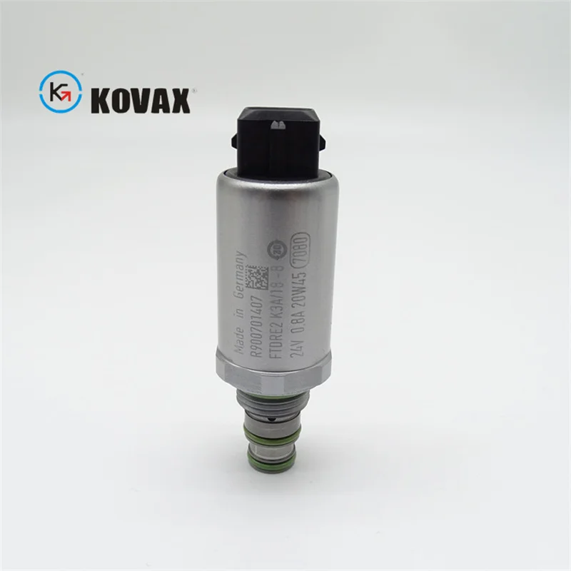 R900701407 24V Excavator Hydraulic Pump Proportional Solenoid Valve For Engine Excavator Parts