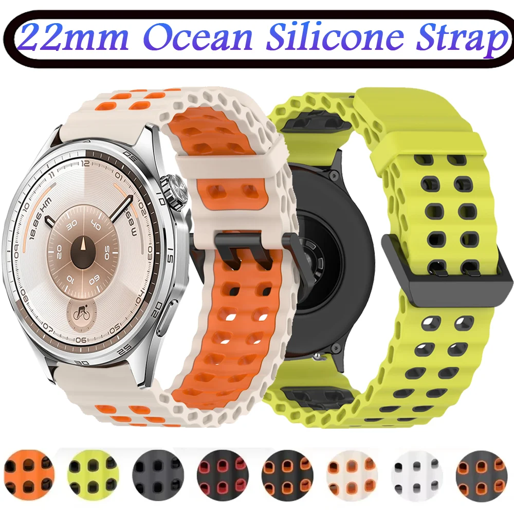22Mm Ocean Silicone… - image