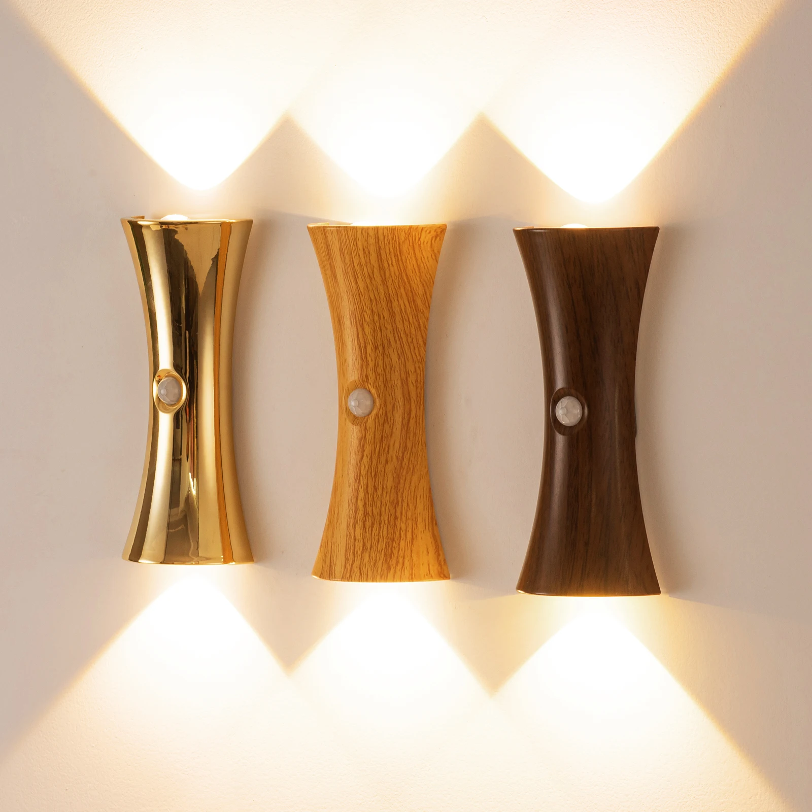 GDLUOAO USB Rechargeable LED Smart Wall Lamp, Motion Sensor Induction Lamp, Magnetic Night Light
