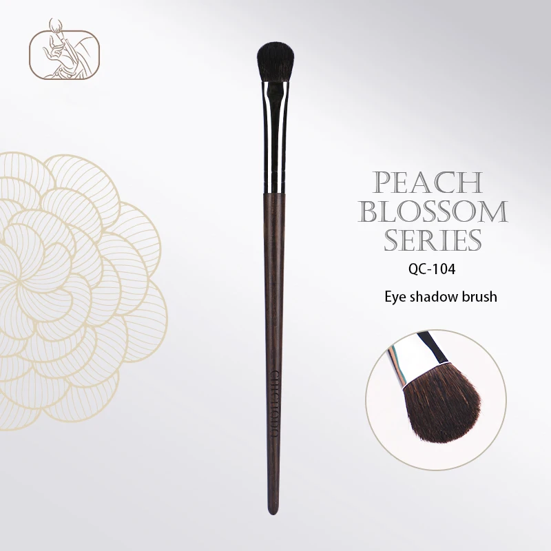 

CHICHODO Makeup Brushes-Peach Blossom Series-Single Professional Eye Shadow Brush Natural Soft Animal Hair Beauty Make up Tools