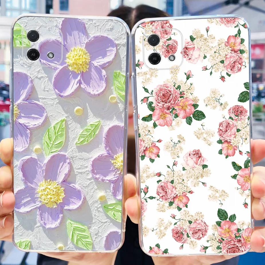 For Oppo A16k Case CPH2349 New Fashion Painted Cover Soft Silicone Phone Case For Oppo A16e A16 K OppoA16e OppoA16k Fundas Coque image 2