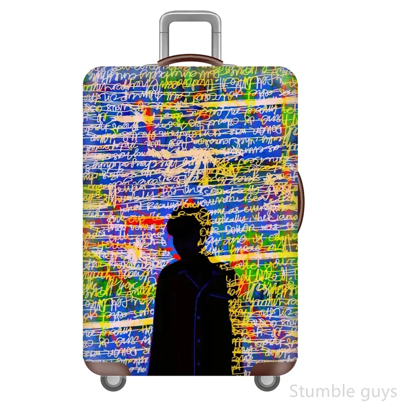 

Эластичный защитный чехол для багажа, пыленепроницаемый, прочный, эластичный чехол для чемодана, незаменим для всех поездок, подходит для багажа размером 18-32 дюйма.