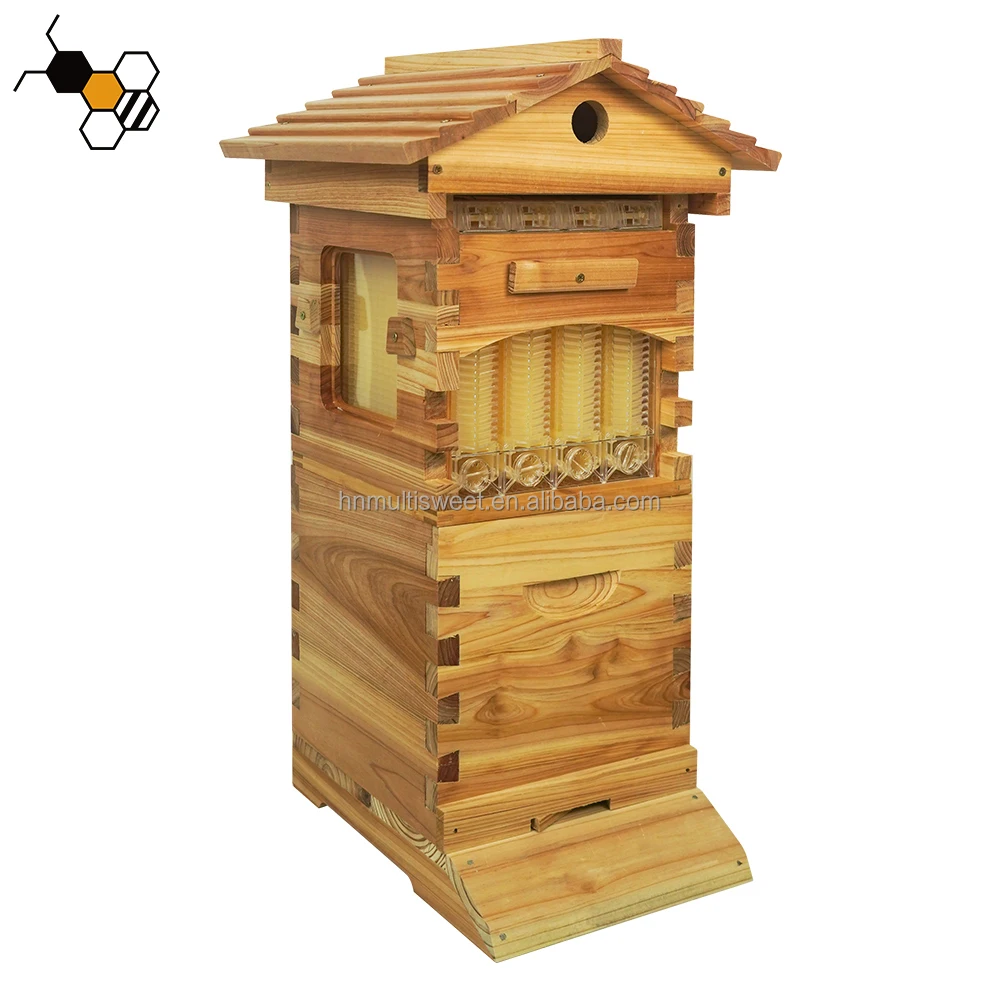 Automatic Flowing Honey Bee Hive Box Beekeeping Equipment