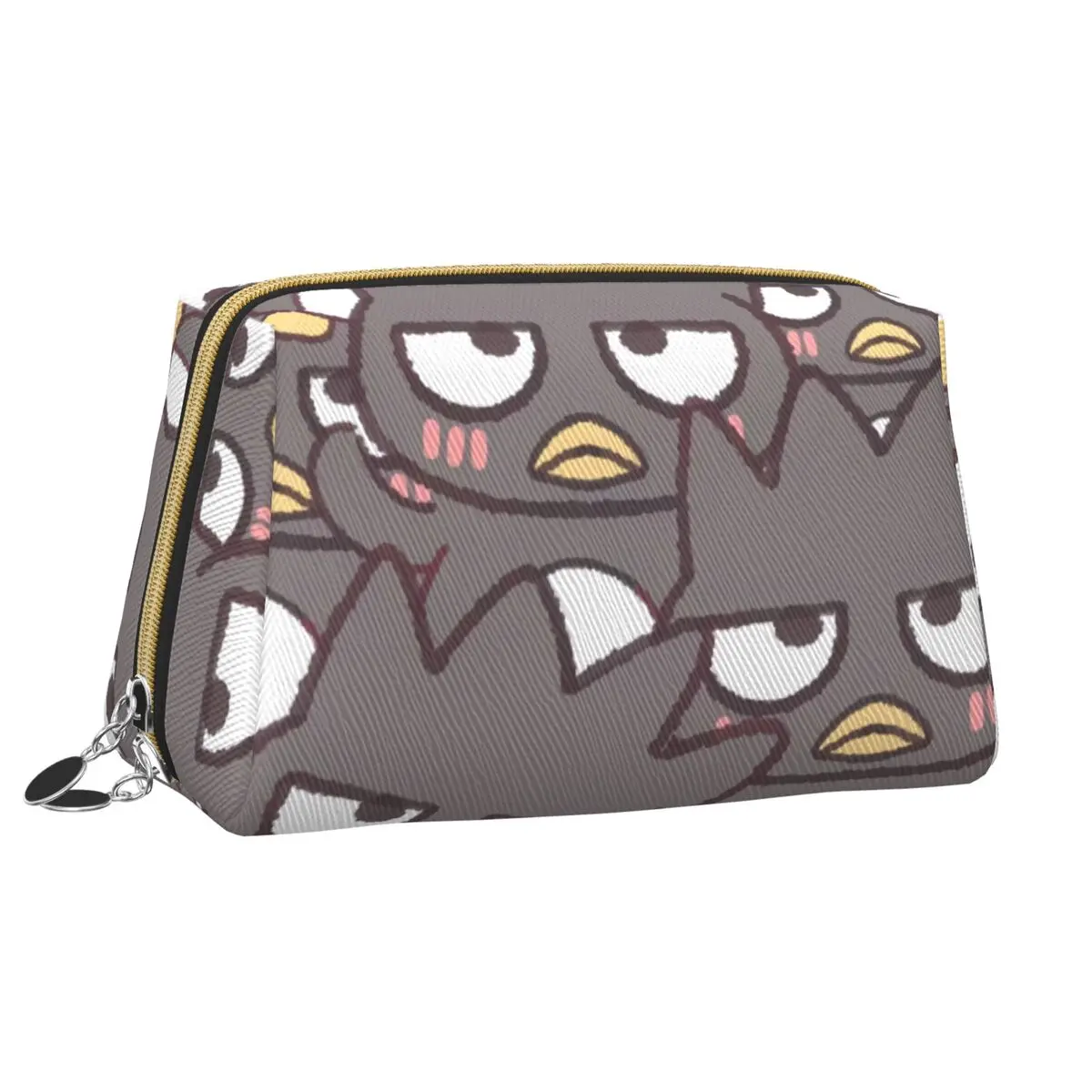 

Woman's Bad Badtz Maru Art Cosmetic Bags Multi-purpose Restroom Makeup Bag For Necessaries Retro Graphic Storage Organizers