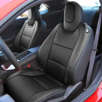 適用於 2010-2015 年第五代雪佛蘭 Camaro 雙門轎跑車的訂製座椅套,全套中間打孔真皮座椅套。 10 最佳銷售 雪佛蘭科帕奇座椅套 - №10