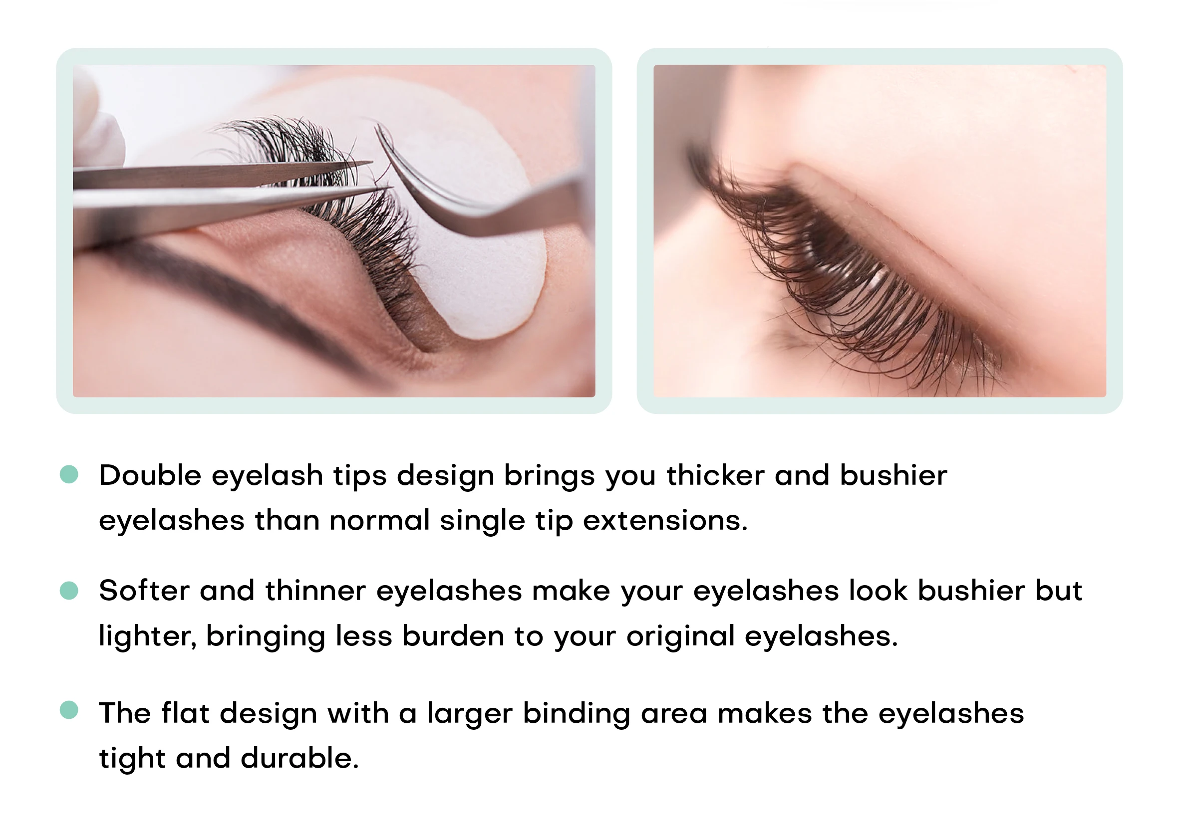 SEEDEW 0.15 0.20 Grau Schwarz Flache Ellipsenförmige Wimpern mit geteilten Spitzen, superweiche Wimpernverlängerung, natürliche falsche Wimpern – Detail 7
