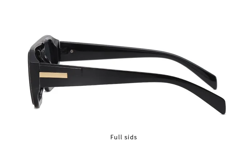 Neue Vintage Quadratische Sonnenbrille für Damen und Herren Marken-Rechteck-Sonnenbrille Ovale Brillen für Männer und Frauen – Detail 8