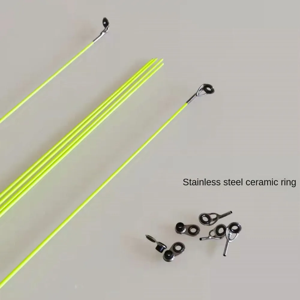 حار مع حلقة علوية الصيد رود تلميح الشتاء قابل للسحب ألياف الكربون 50 سنتيمتر الغزل الألياف الزجاجية قصبة صيد خشبية الجليد الصيد