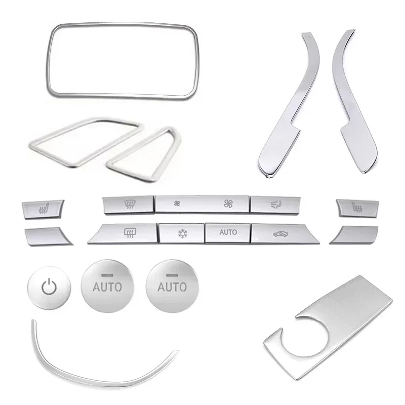 For BMW 7 Series F01 F02 740Li 2009-15 Automotive Parts Interior Complete List Air Outlet Frame Cover Decorative Stickers