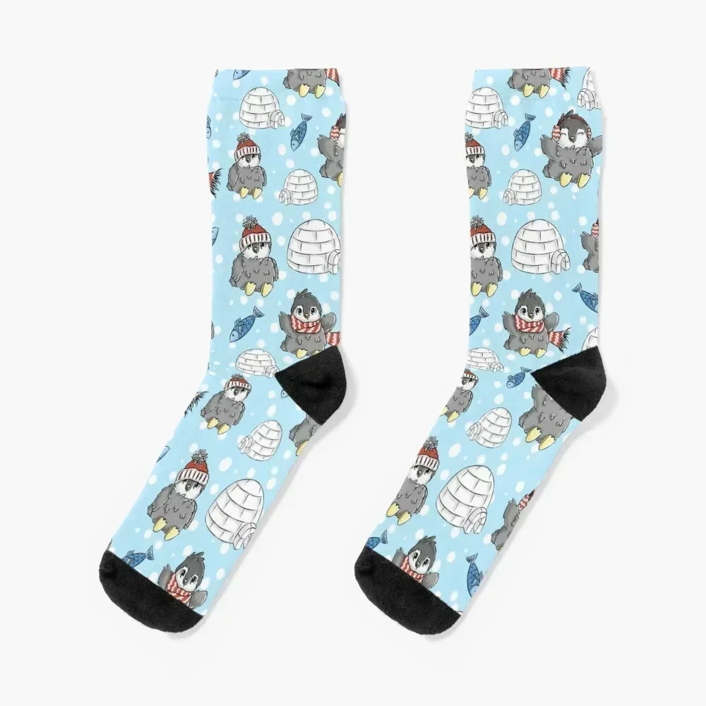 

Penguin Pattern Socks sports stockings halloween ankle christmas gifts Socks Ladies Men's