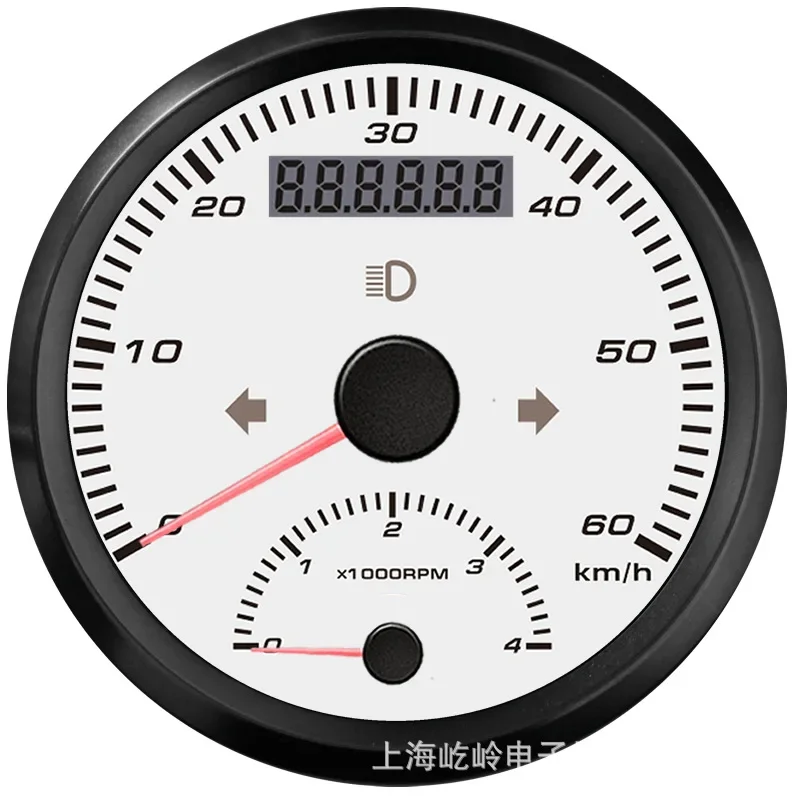 

Многофункциональный счетчик 2-в-1 0-200 125 60 км/ч автомобильный GPS спидометр тахометр