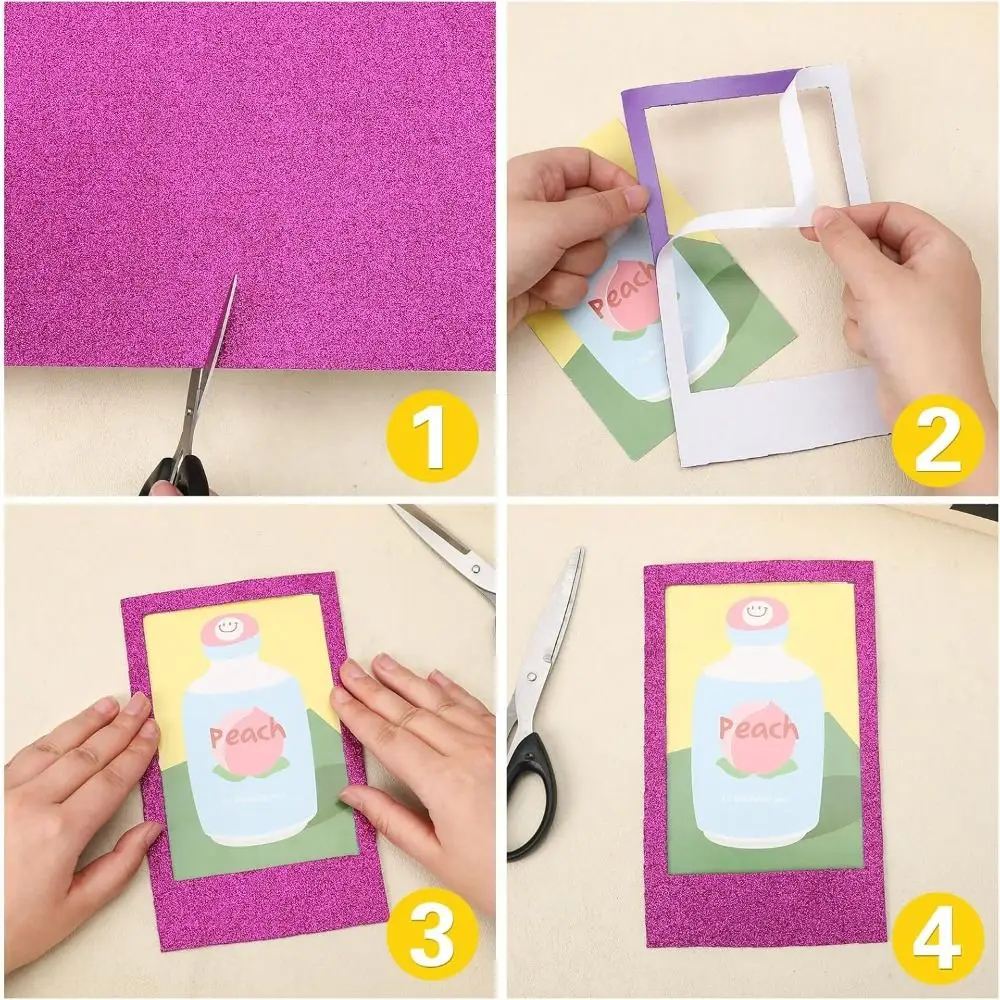 10pcs Flash Thick Sponge Self-adhesive Paper 3