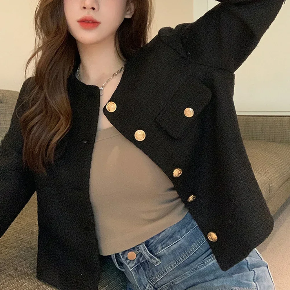 Top versatili da pendolarismo con giacca corta francese di nuova moda da donna