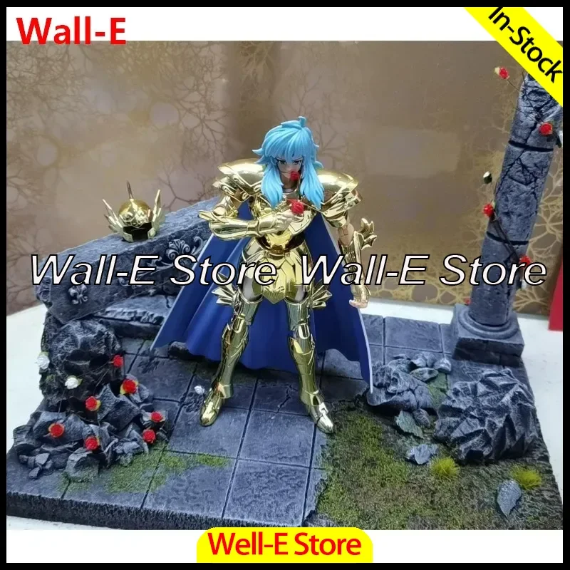 

Saint Seiya Myth Cloth Anime Action Figure Gold Knight of The Zodiac Pisces Aphrodite Customized Scene Plastic Altar Booth Scene