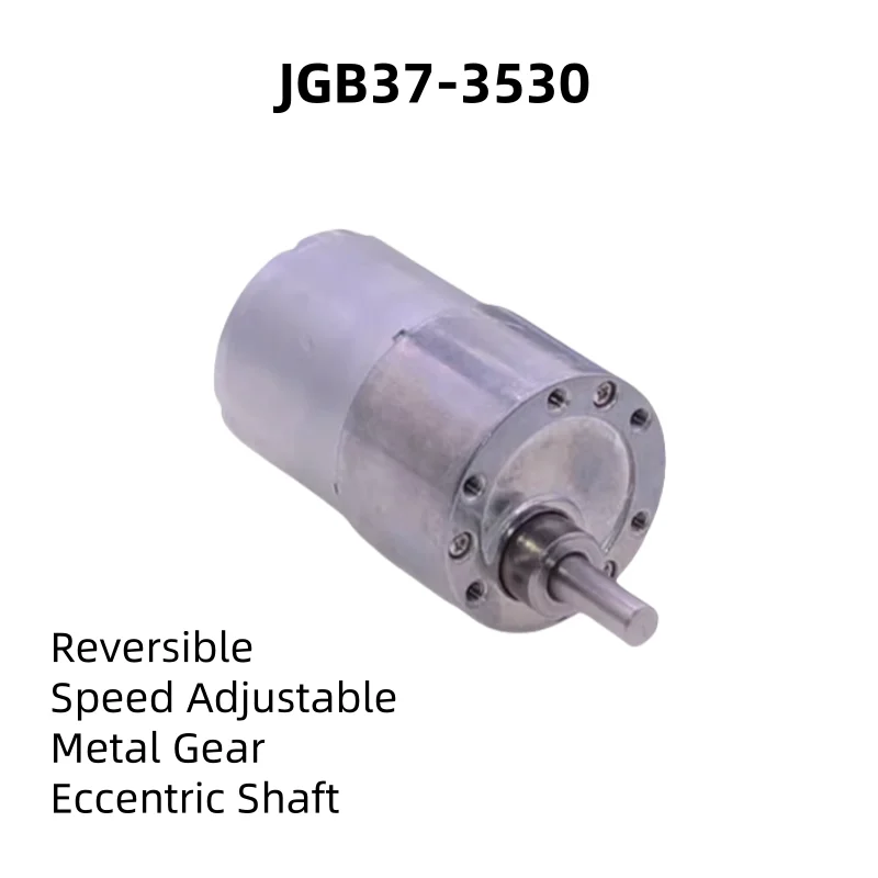 

37GB3530 Gear Motor, 12V/24V, Intelligent Car Parking Lock, Robot High-Torque Motor, Low-Speed Forward And Reverse Rotation