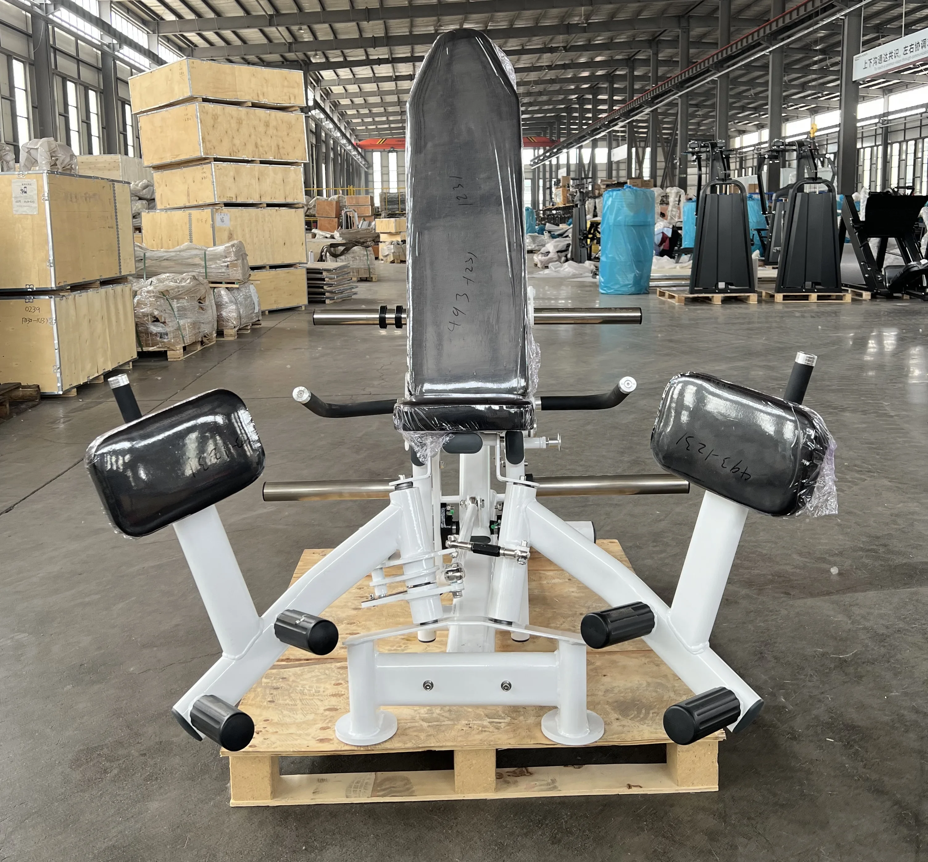 Equipo de Fitness para gimnasio comercial, abductor de cadera con placa cargada, máquina para ejercicio de muslo exterior, constructor de glúteos multiapductor 3D