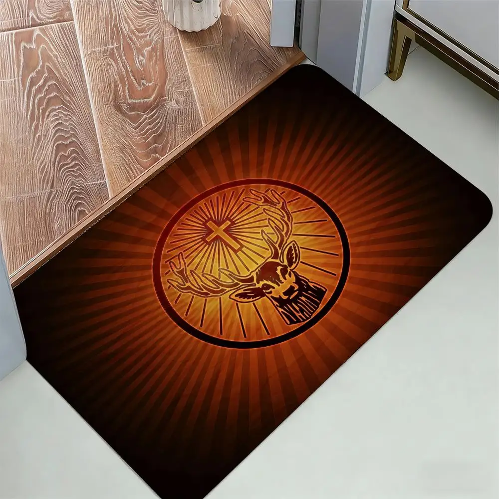 Fashion Drinks J-Jagermeister Floor Mat Cozy Flannel Soft Thick