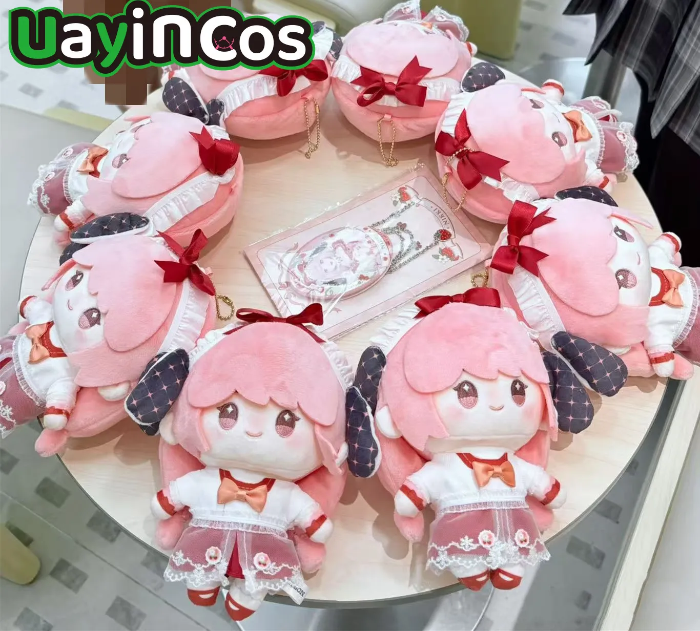 

In Stock Official Infinity Nikki X LAWSON New Collab Doll Keychain Badge Umbrella Refrigerator Magnet Coaster Anime Game Toy Gi