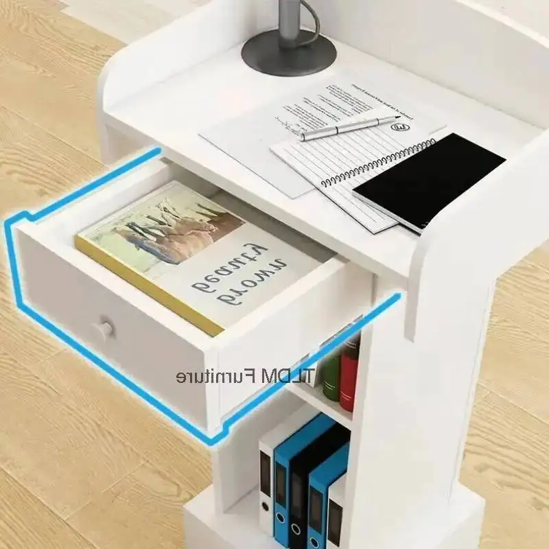 Desks Speech Table Hotel Welcome Wooden Reception Table Shopping Guide Information Podium Counter Host Emcee's Desk m