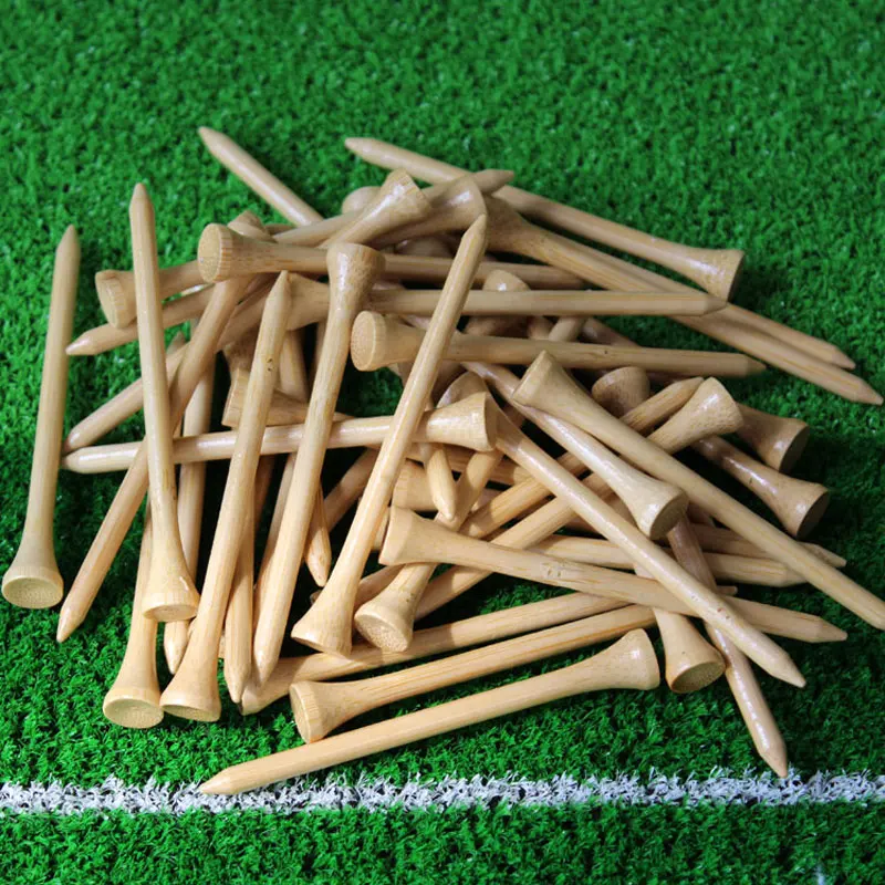 Bamboo Golf Tee Length 83mm 100Pcs/pack Golf Tees