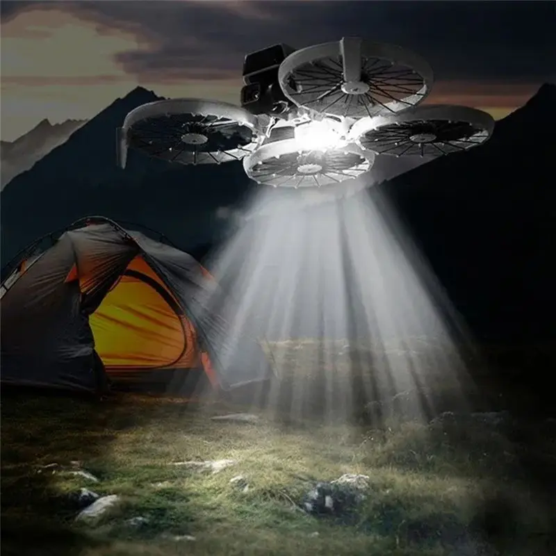 ABZZ-For DJI Drone LED Night Light Long-Range Searchlight Anti-Collision Strobe For Enhanced Visibility And Safety