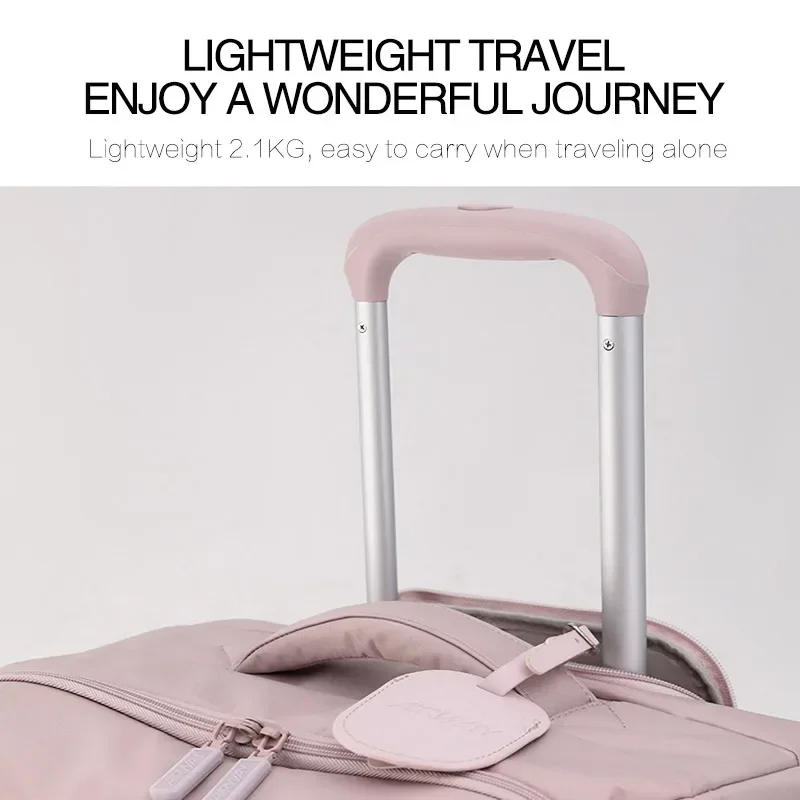 High-quality 20 24 inch Suitcase Oxford Cloth Trolley Case Shoulder Bag Multifunctional Boarding Box Ultra Light Rolling Luggage