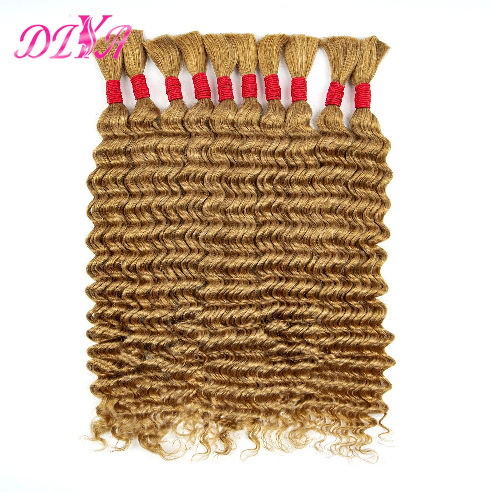 Deep Wave Bulk hair for Braiding Wet and Wavy Micro Braiding No Weft Faux Deep Wave Braiding Hair Extensions for Box Boho Braids