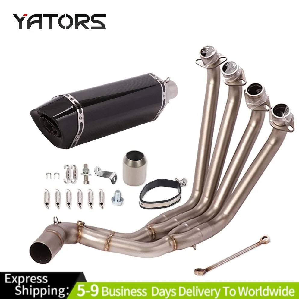 For Honda CB650F CBR650F CB650R 2014-2023 Exhaust System Front Pipe Muffler 51mm Exhausts Pipes