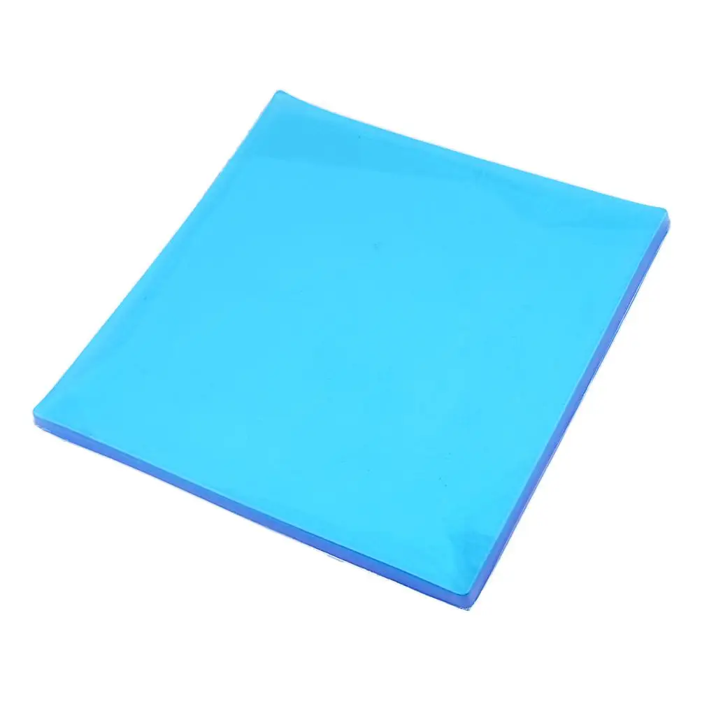 Motorcycle Seat Gel Pad Blue Shock Absorption Mats Cushion Seating 25x25x1cm