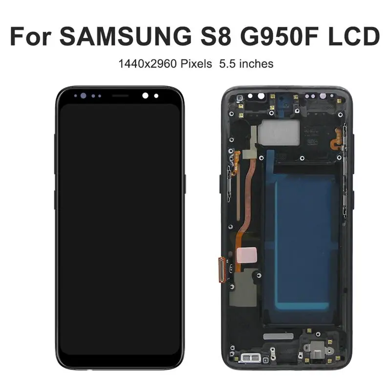 To 100% Tested New TFT S8 LCD For Samsung S8 Display G950 G950F SM-G950FD For Samsung S8 display Touch Screen Digitizer with