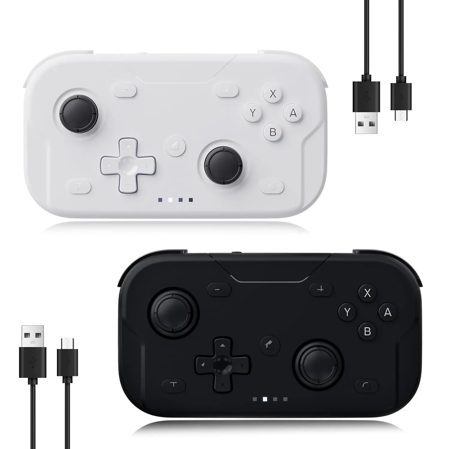 

2 Pack Wireless Pocket Controller for Nintendo Switch 2, Joystick Lift and Down Design, Bluetooth Gamepad with 6-axis Gyroscope