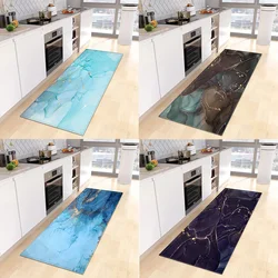 Simple Marble Texture Pattern Home Kitchen Floor Mat Door Front Decoration Floor Mat