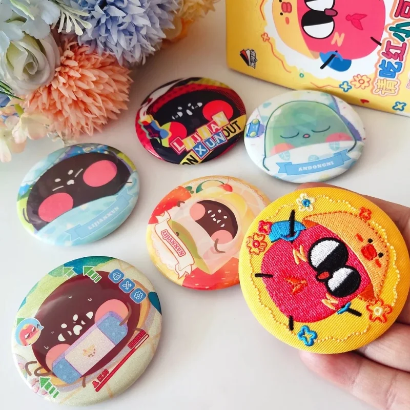 

Original Anime Eat Red Beans Holiday Time Series Badge Blind Bag Peripheral Badges Exquisite Cartoon Decoration Gift Toy