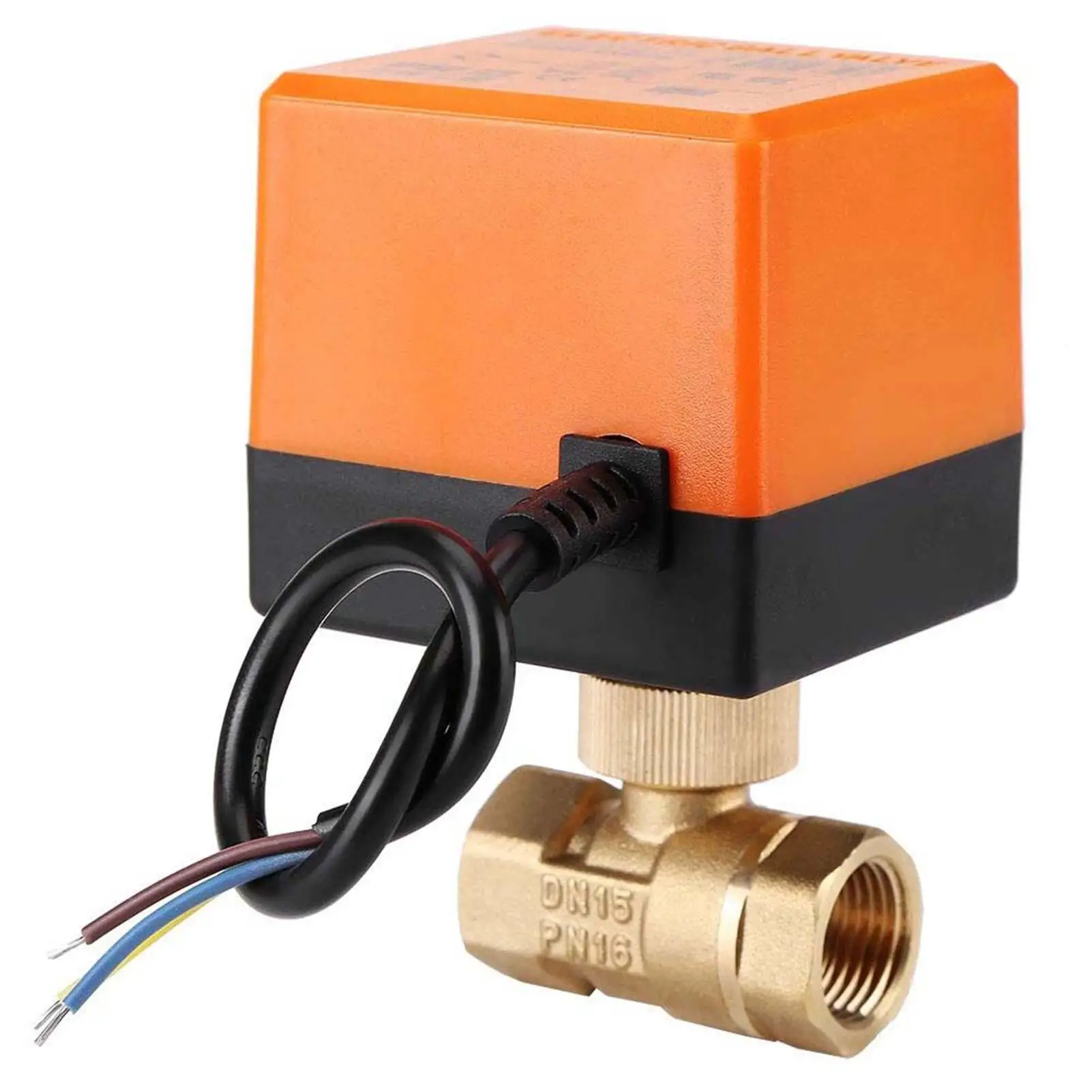 

Brass Motorized 2-Way Ball Valve DN15/DN20/DN25 AC 220V with 12V Solenoid Actuator for Water Control