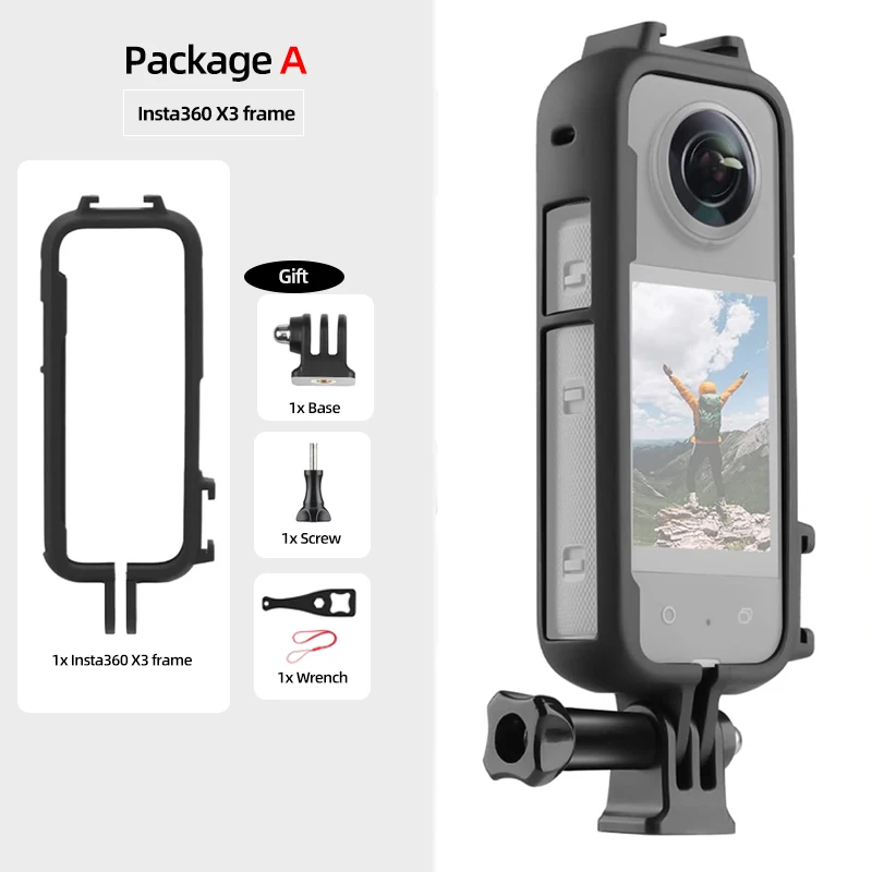 PULUZ Selfie Stick Invisibile 114 Cm Con Treppiede Per Insta360 X3/X4/X5 E GoPro – In Alluminio Aeronautico