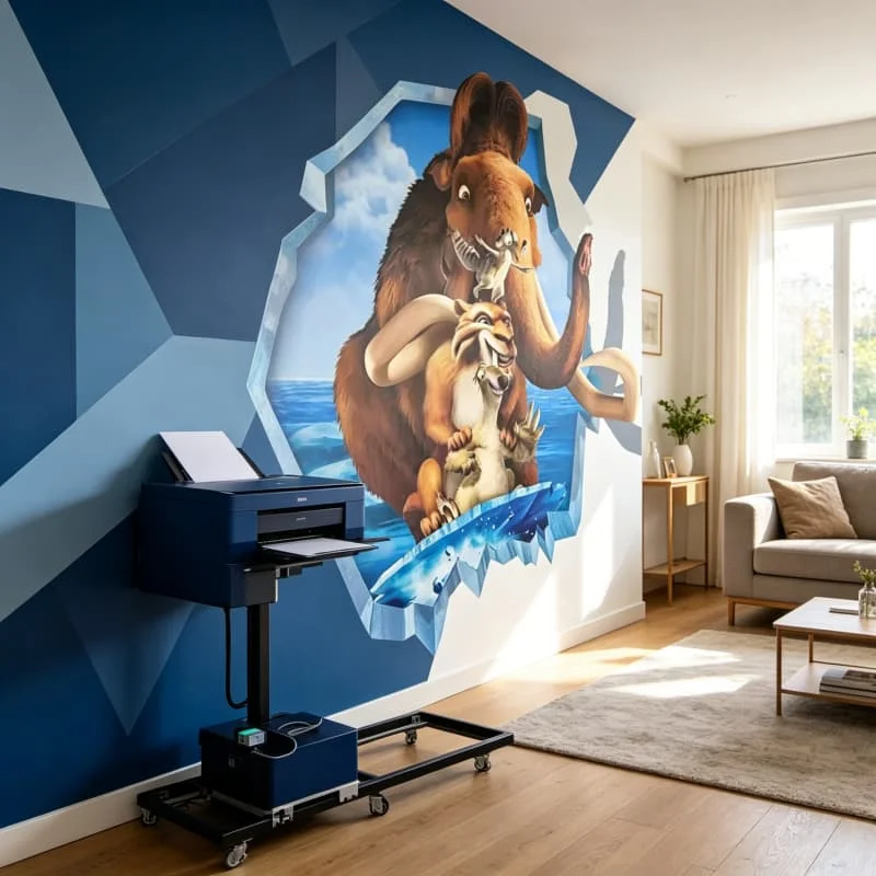 Sale UV Printer Vertical 3D Wall Painting Machine for Glass Door Ceramic Tile Wood Panel Acrylic Sheet Direct Inkjet Customized